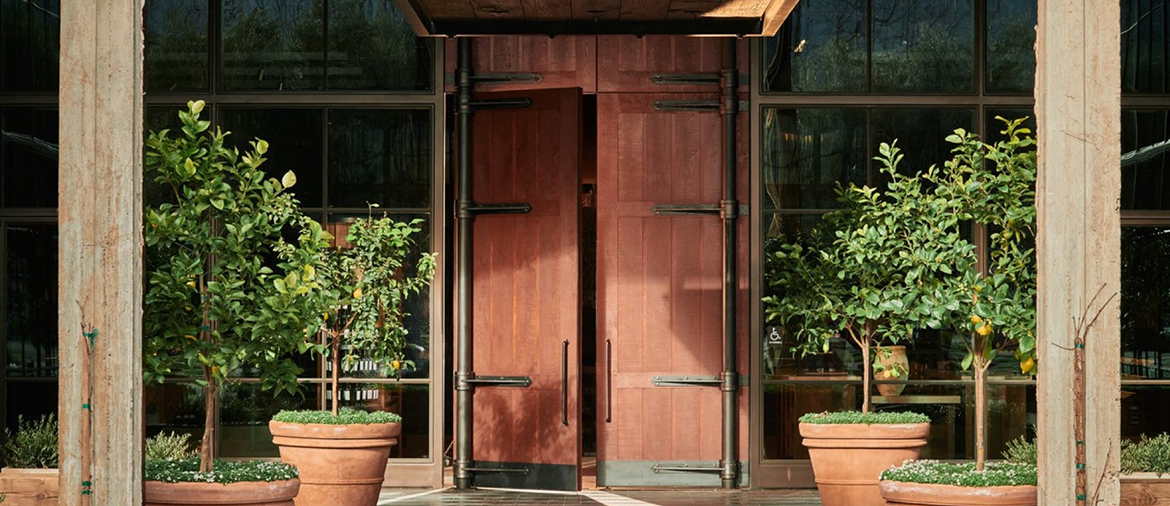 Louis M. Martini winery door entrance