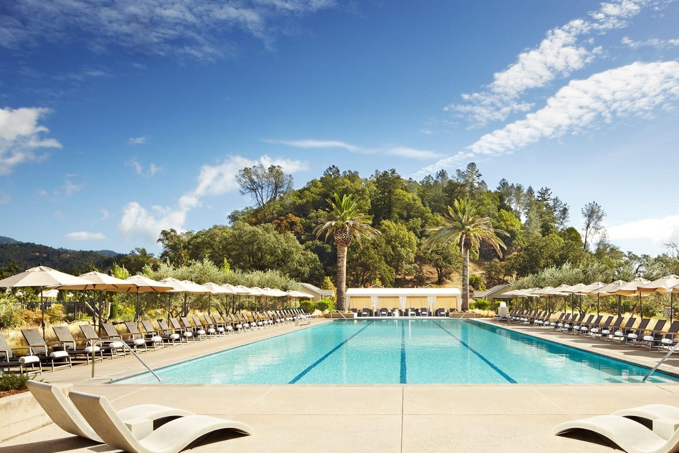 pool at Solage Resort