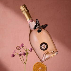 Gloria Ferrer bottle of rose wine