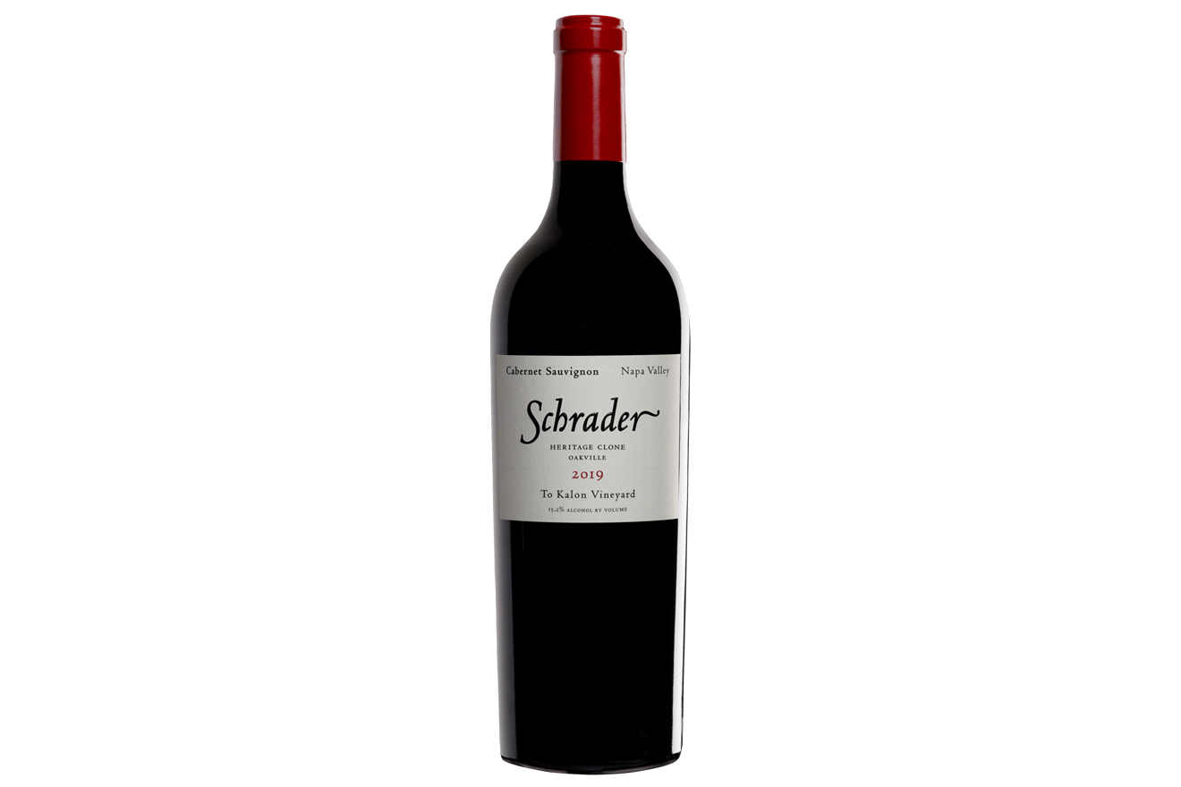 bottle of Schrader Cellars, Heritage Clone Cabernet Sauvignon