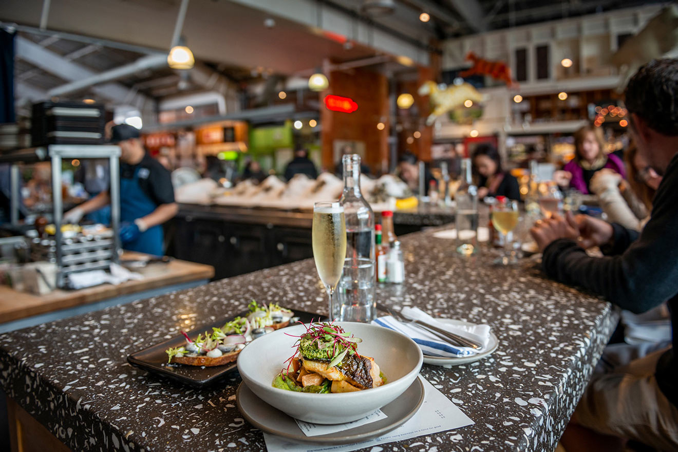 Hog Island Oyster Co. at the Oxbow Public Market