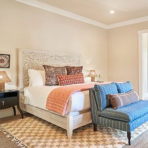 Bedroom in La Casita at Rancho Caymus