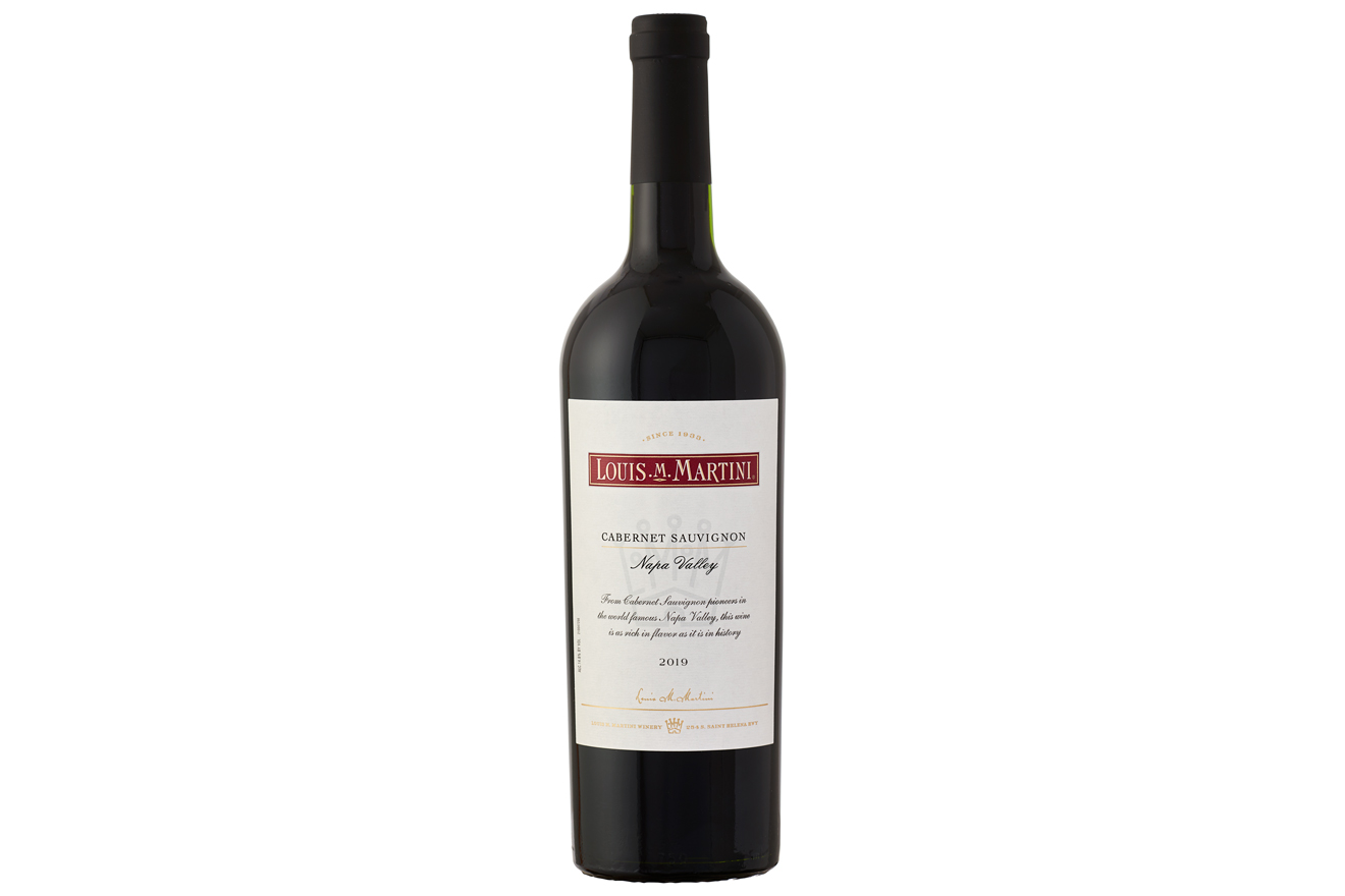 bottle of Cabernet Sauvignon Louis M. Martini