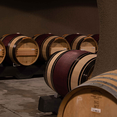 Wine barrels