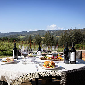 Merryvale Vineyards Profile Estate Vertical Tasting and Vineyard Lunch